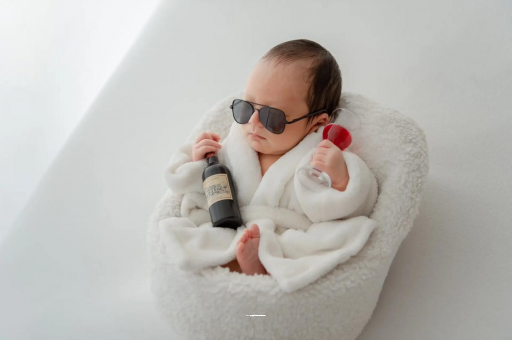 莱阳宝宝额头高聪明有福气